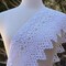 1 Yard 7 Inch Gabi’s Ultra Wide White Polyester Venice Lace Trim with Intricate Groundwork